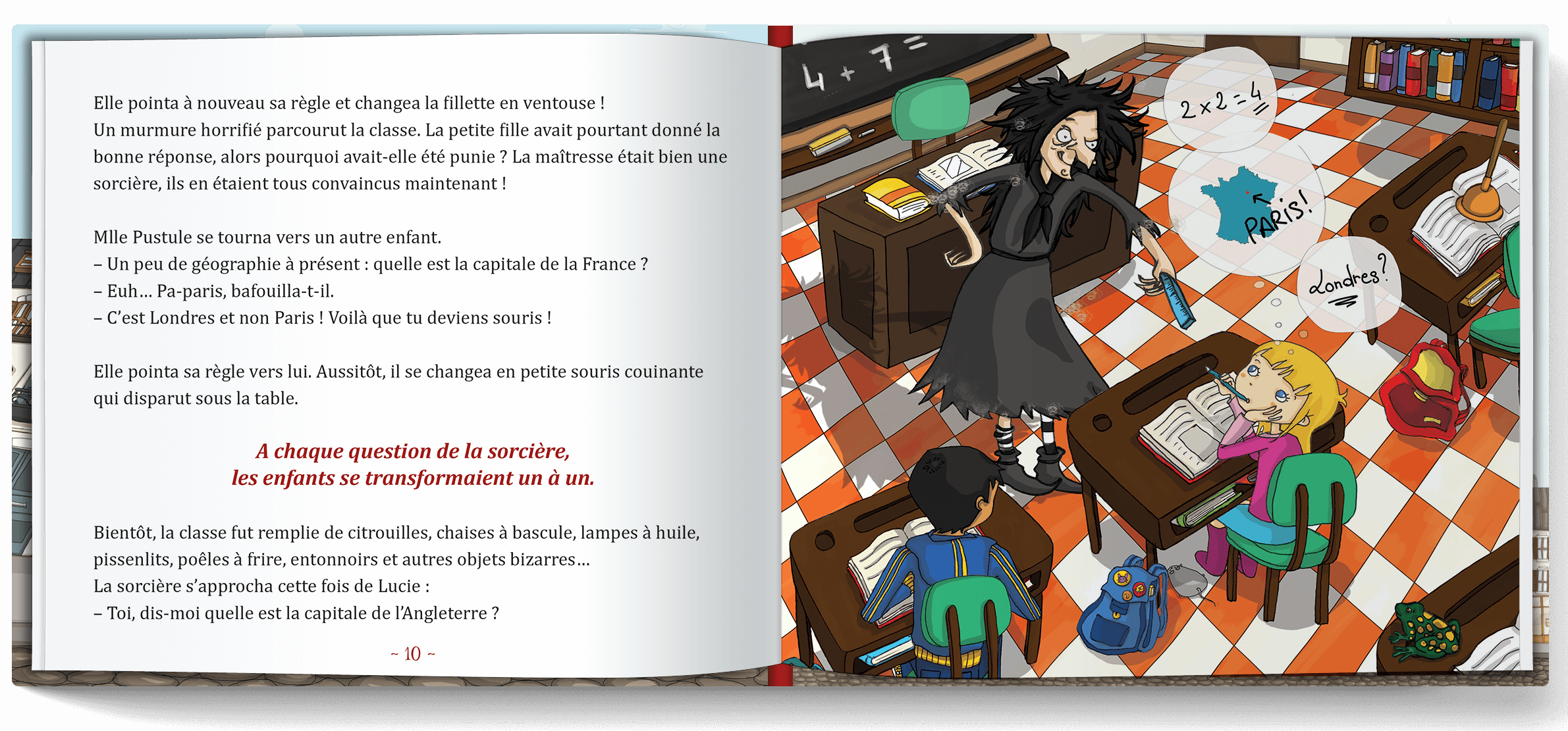 La sorcière de la rentrée des classes - Conte enfant pour la rentrée